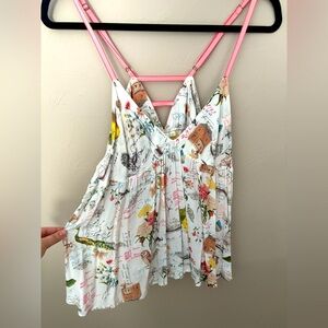 Anthropologie Print Top